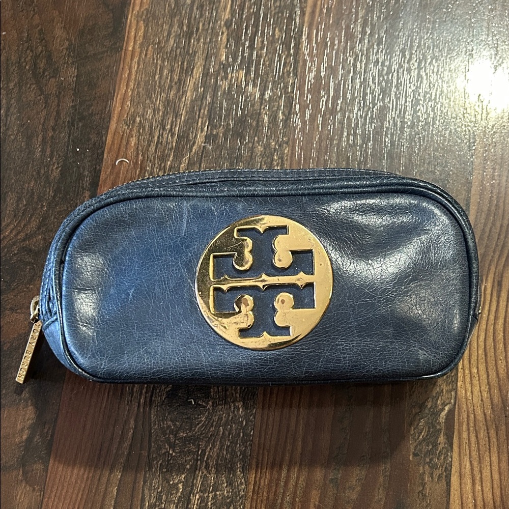 Tory Burch Leather Vanity Pouch